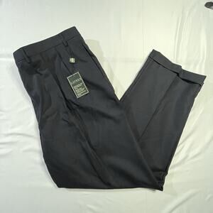 NWT Lauren Ralph Lauren Edgewood Navy Dress Pants 44x32 Total Comfort UltraFlex